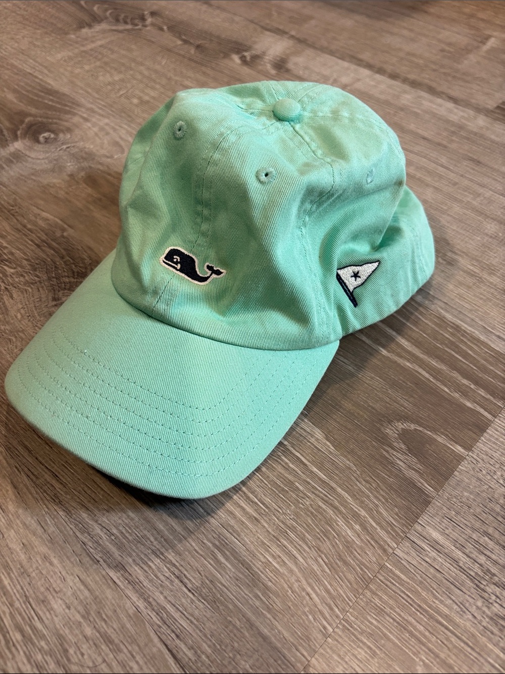 Vineyard Vines Mint Green Whale Cap